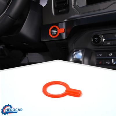 Orange Car Engine Start Stop Push Button Cover Decor Trim for + Ford Bronco