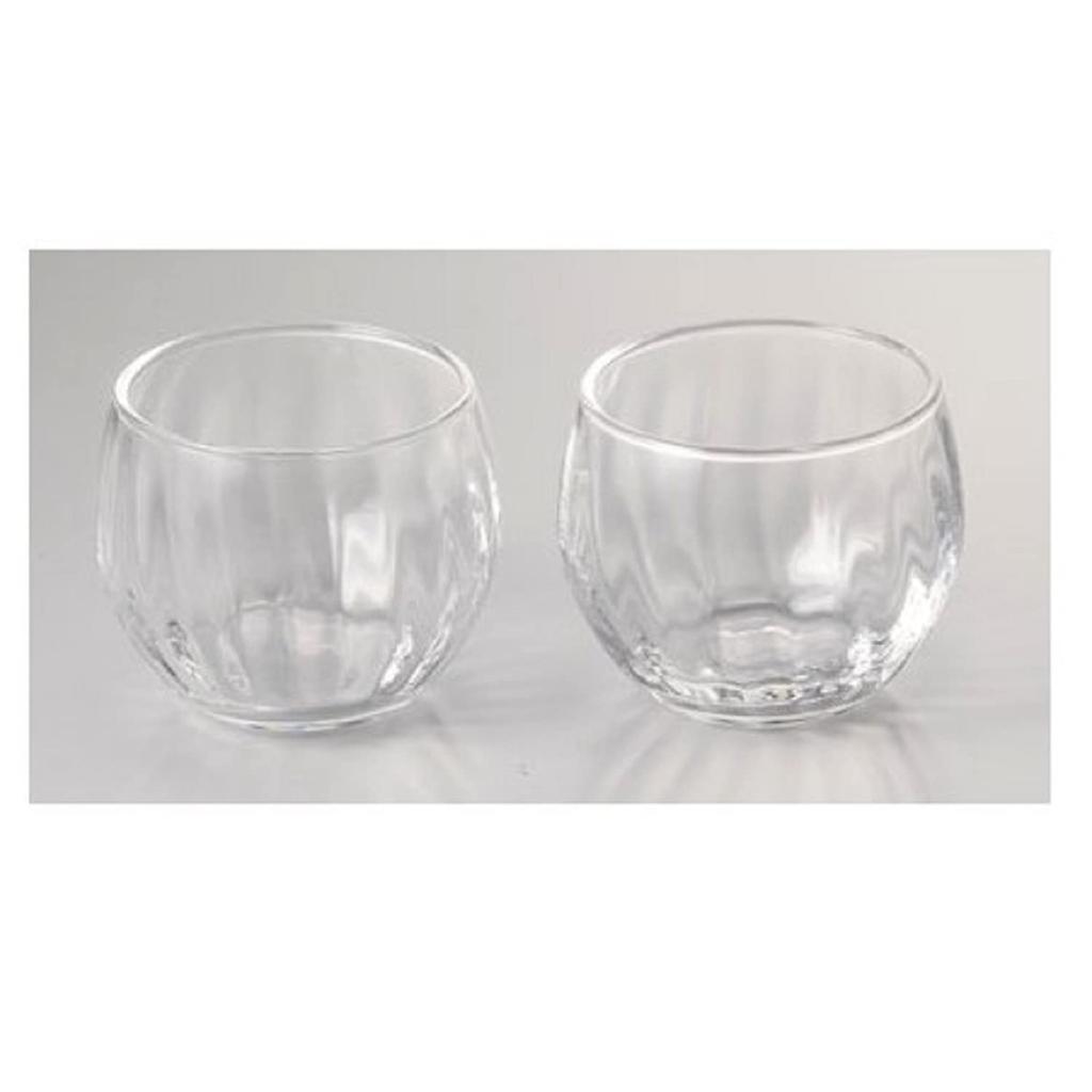HARIO Round Ceramic Stove and Glass Set, 360ml Capacity (2 cups), Made in Japan, IDXG-8004-MSV, Clear