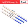 Titanium-Plated Diamond File Set: Flat/Incline with Extra Grade Carborundum for Precision Shaping, Free Shipping