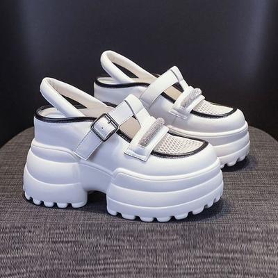 Mesh Breathable Closed Toe Platform Shoes Summer Wear New Wedge Platform Platform Sandals Summer Women's Shoes