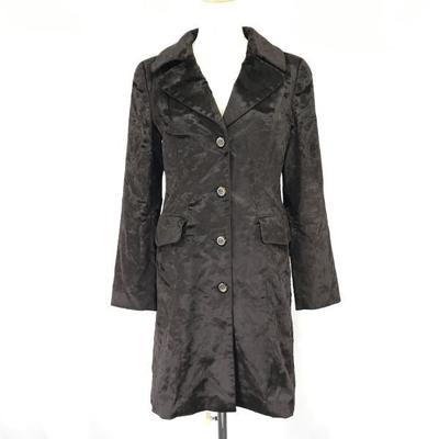 Rope Japan 90s-00s Velvet Chester Coat Women’s M Brown Luxury Cupra Lining(USED)