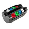 Mini LED 8 Augen RGBW sprachaktivierte Moving Head Lichter Bühnenbeleuchtung Strahl Lichter