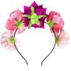 Plastic Rose Flower Crown Ghost Claw Floral Hair Hoop Fashion Party Headpiece  Hair Accessories