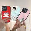 Comedy Animated S-Simons Cat Leather Phone Case For IPhone 16 16e 15 14 13 12 11 Pro Max Plus Mini Cover