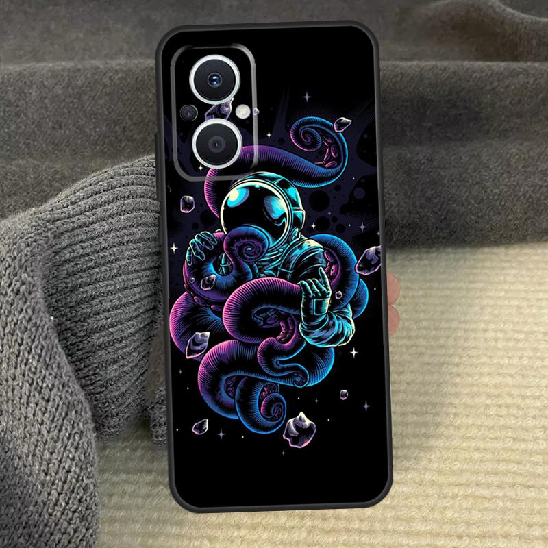 Space Astronaut Cover For OPPO Reno 8T 8 Lite 14F 13F 12 F 11 F 14 13 10 Pro OPPO Find X8 X6 X5 X9 Pro Case