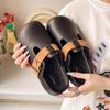 Women's Summer Open-Toe Buckle Mules: Stylish, Comfortable, Versatile Casual Sandals