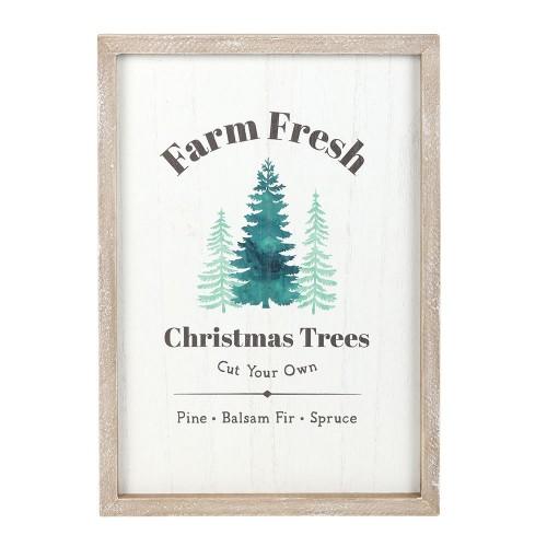 Something Different Farm Fresh Christmas Tree Framed Wall Art