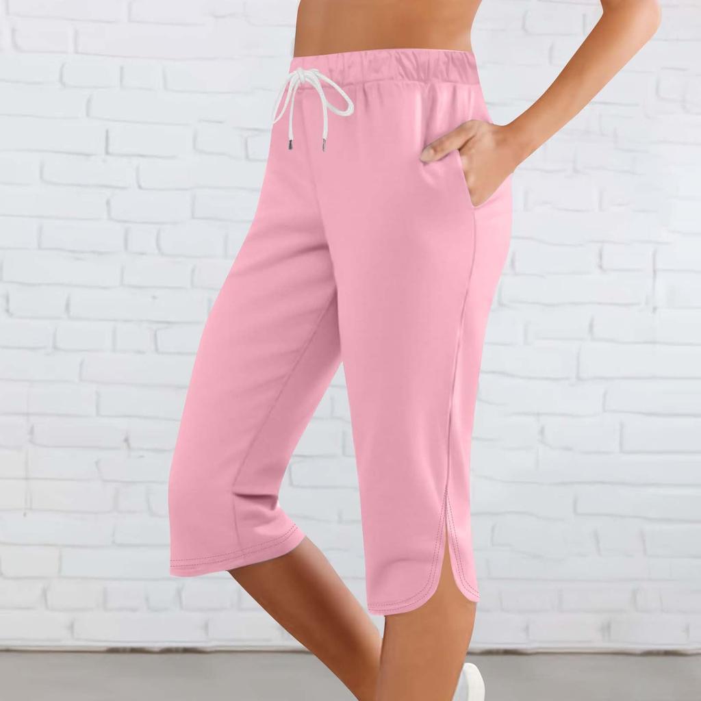 Women's Fashionable And Comfortable Yoga Pants: Slim-Fit, Mid-, 7/8 Length