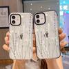 Simple Lavender Mobile Phone Case iPhone15 Summer New Transparent Case Apple 17 Anti-drop Protective Case 16 Girls