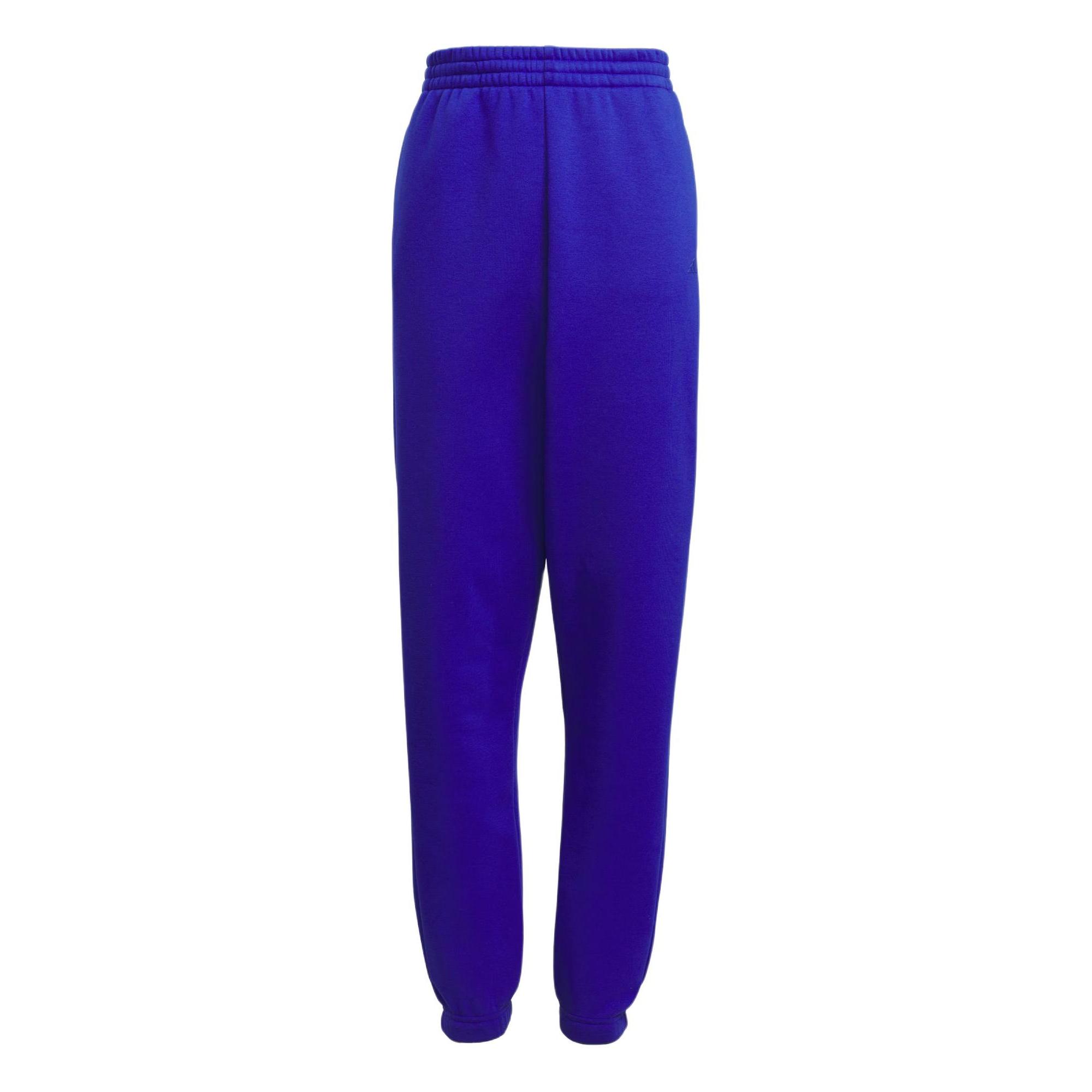 Kids Adidas Knitted Sweatpants The 2024 Collection Chapter 02 Basketball Joggers Bright Blue JI9624 104