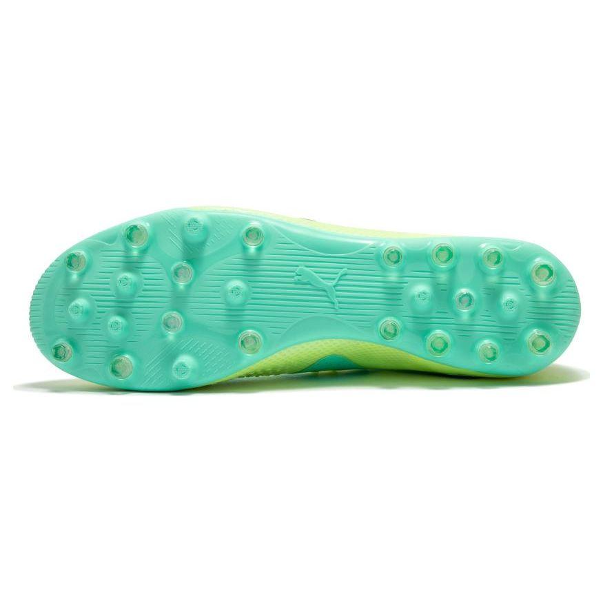 Puma Future Pro Low Top Lace Up MG Football Shoes Men Football Shoes Yellow Green 107173-03