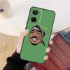 Rapper 2pac Singer Tupac Case For Realme GT 7 Pro GT 6T 6 5 C55 C53 C51 C21Y C25S C61 C67 C75 10 11 12 13 14 Pro Plus