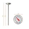 Food Thermometer 210°F 100°C BBQ Meat Food Coffee Milk Length 12.5cm