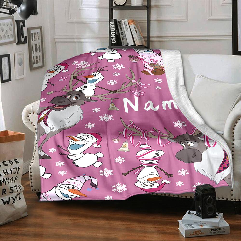 Custom Name "Simba's Journey" blanket for Couch & Bed, Plush Cozy Fuzzy Blanket Super Soft & Warm Blankets for Fall and Winter. 0908449