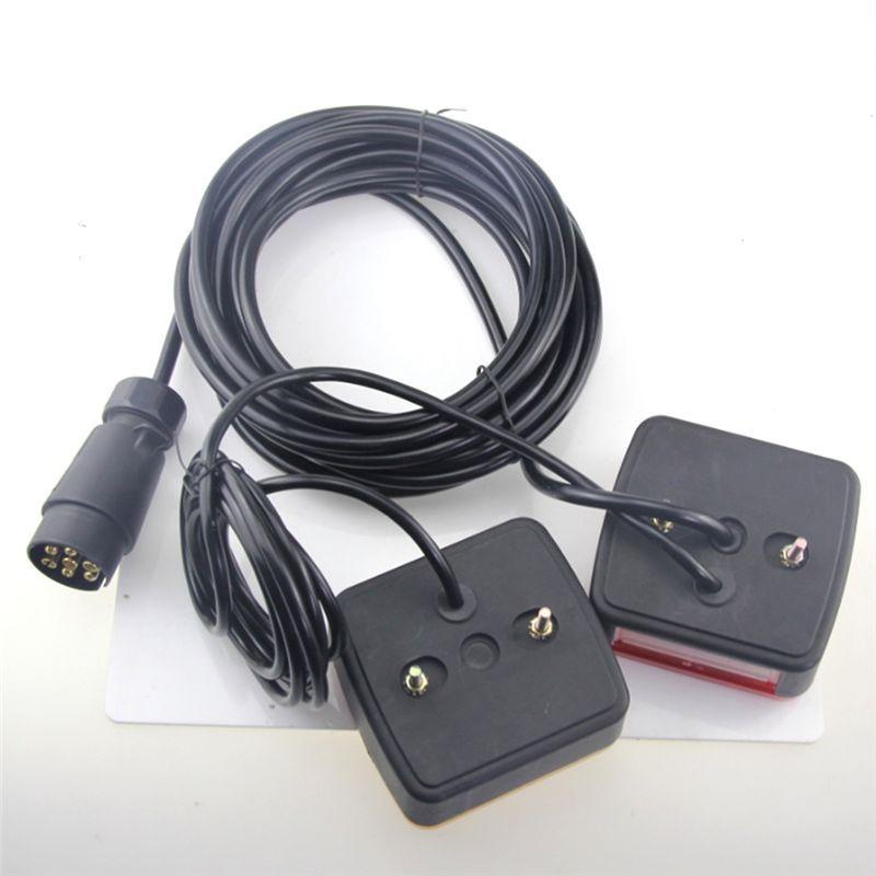 Reliable-1 Set 12V 7 Pin 10M Universal Rear Towing Tail Light For Trailer LED Brake Stop Reflector Lamp For Trailer