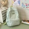 Schoolbag new female students junior high school students high school students large capacity college students backpack wind simple backpack computer 