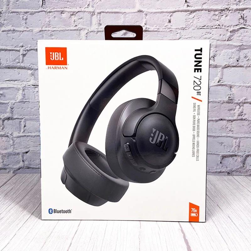 JBL TUNE 720BT Authentic Original Product Over-ear Wireless Bluetooth Headphones Fast Charging Long Battery Life With Microphone