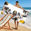 Steelers Spieler Print Strandtuch, Großes Weiches Schnelltrocknendes Handtuch für Strand Camping Schwimmen