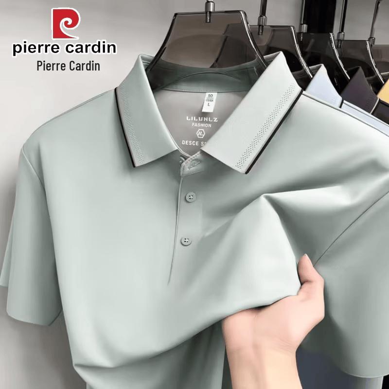 Pierre Cardin Men's Silk Blend Breathable Polo Shirt