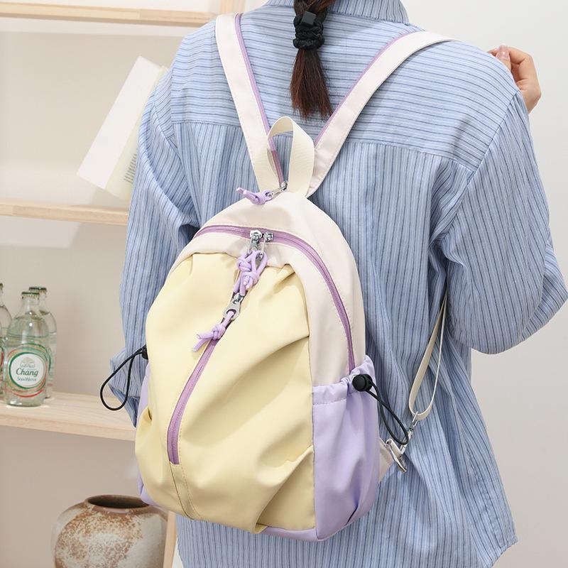 Backpack for Women, Cross-body Bag, Casual Sports Bag, Large Capacity Student Schoolbag, Water-resistant