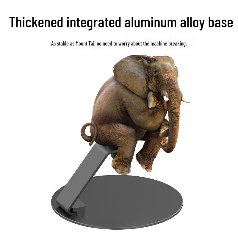 Metal Desktop Projector Stand with Stable Round Base for Home or Conference Use