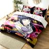 Hyuga Hinata 3pc Duvet Cover Set Simple Modern Bedding Set Wrinkle Resistant Soft Fabric All Season Use a Perfect Gift