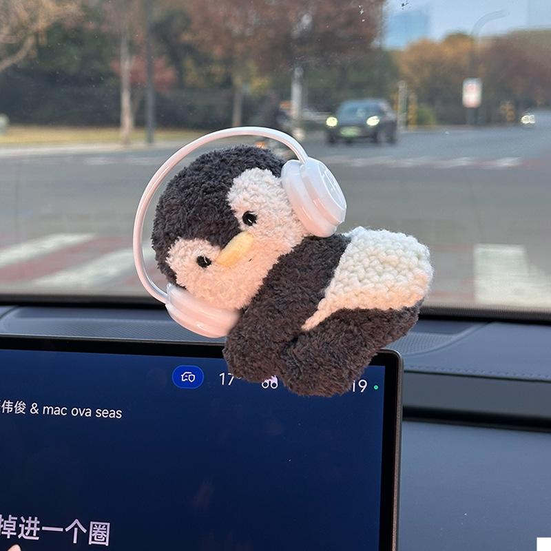 Plush Car Decorations, Cute Animal Dashboard Ornaments, Computer Ornaments