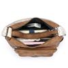 Vintage PU Soft Leather Crossbody Bag with Multiple Compartments