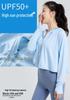 Women's UPF50+ Silk Blend Sun Protection Windbreaker - 2025 Edition for Outdoor Activities