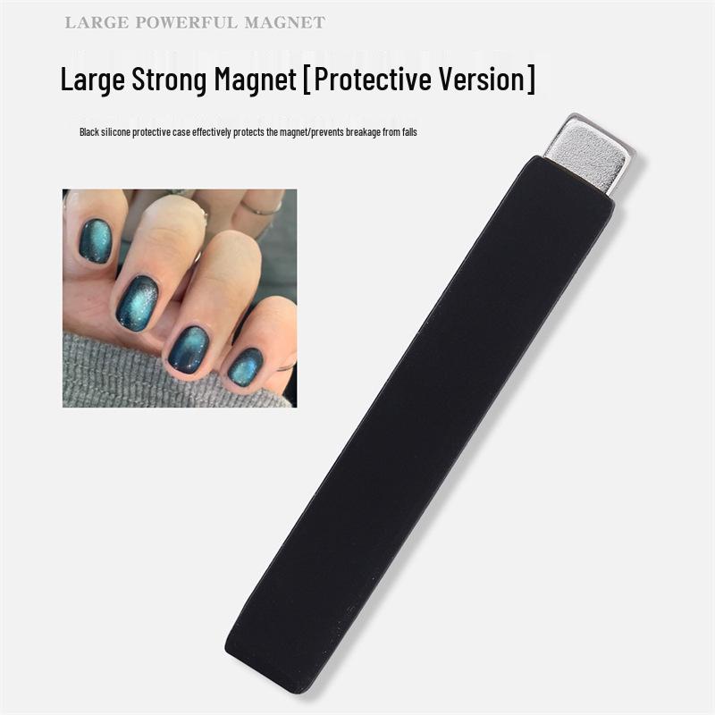 Enhanced Magnetic Nail Art Tool with Anti-Collision Guard
