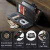 For Samsung Galaxy A55 A35 A25 5G (2025) Wallet Case, Durable PU Leather Magnetic Flip Strap Wristlet Zipper Card Holder Cover