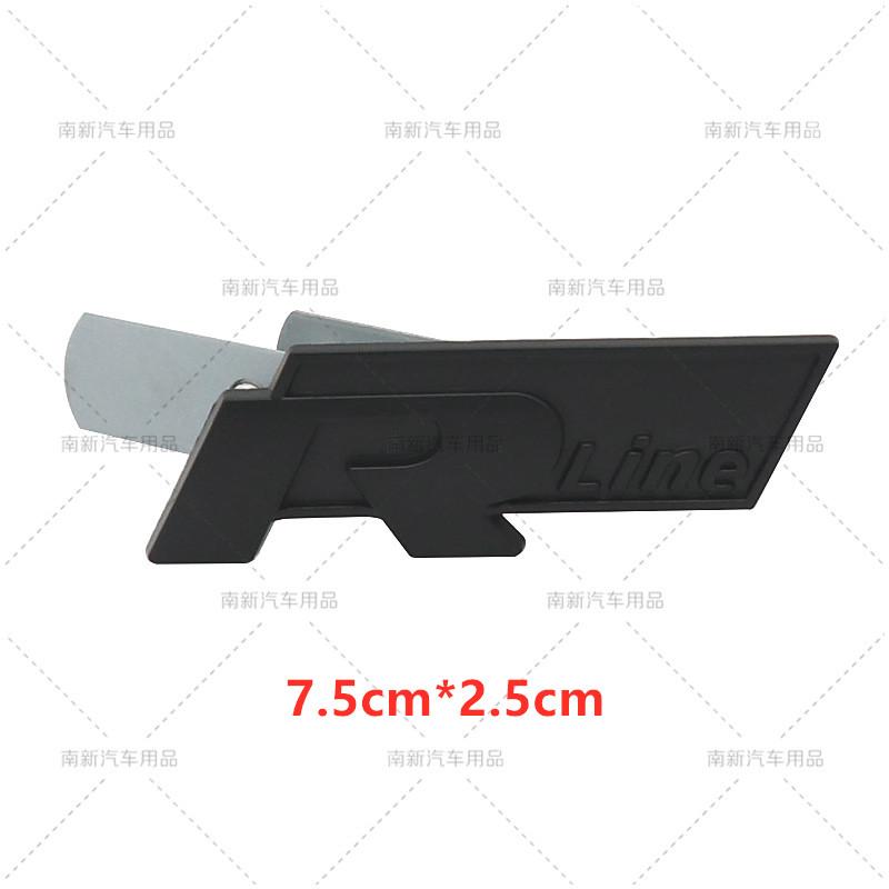 hsvrd1 2026 Hot For VOLKSWAGEN VW 3D Metal R Rline Emblem R line Badge Body Sticker For Volkswagen Golf Tiguan Touareg Polo GTI CC Pass
