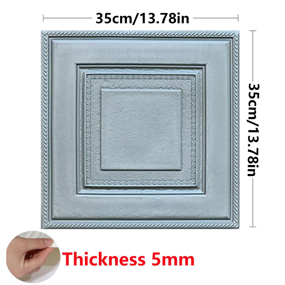 Waterproof Wall Stickers Decoration Adhesive Kitchen Decorations 3d Panel Wall Sticker Wallpaper Living Room Sheet Paper Self