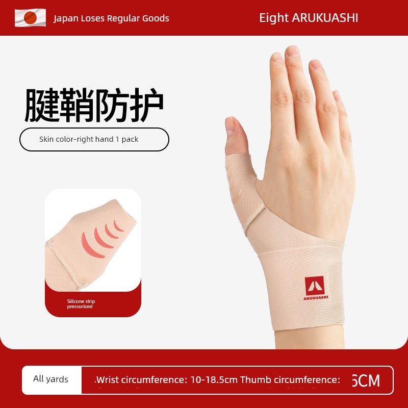 

Japanese Thin Sprained Joint Fixed Gadget Wristband Right Hand [1 Pack] One size