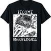 Become Ungovernable Funny Biting Hand Cat Meme Vintage T-Shirt