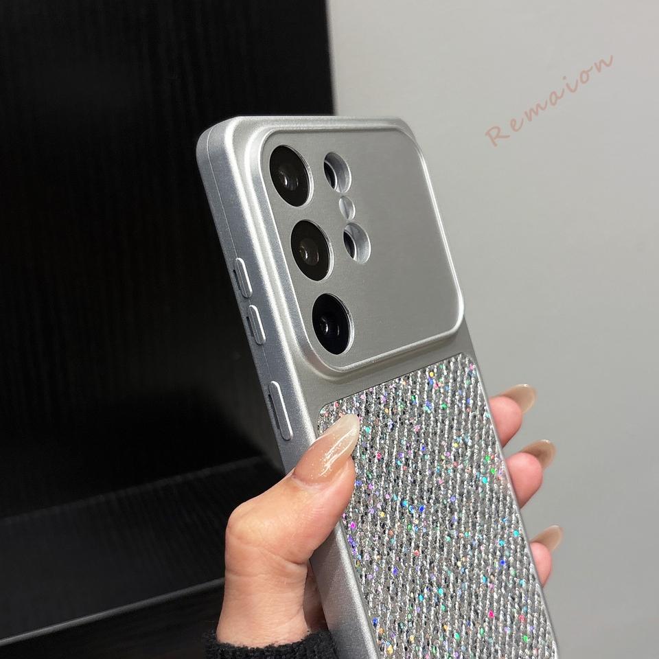 New Glitter Magnetic Phone Case for Samsung Galaxy S26 S23 S24 S2 S22 FE Ultra Note 20  Bling Bling Protector Cover