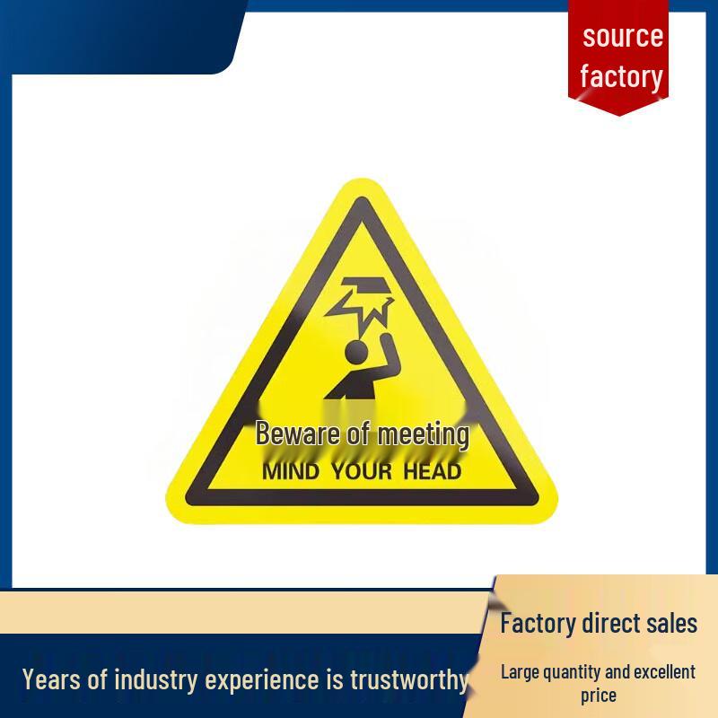 Caution Head Bump Safety Sign