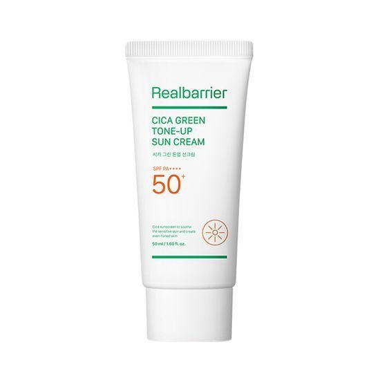 REALBARRIER Cica Green Tone-Up Sunscreen 50ml 1+1 Promotion