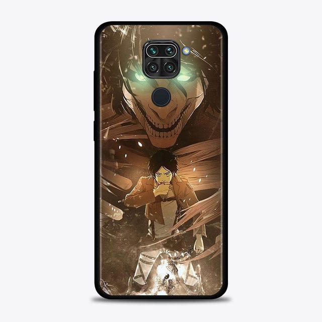 Case For Xiaomi Redmi Note 11 9 8 10 Pro 9s 8t 7 10pro Max Coque For Redmi 11 9 9c 9a 8 8a 7 7a Cover Attack On Titan Anime
