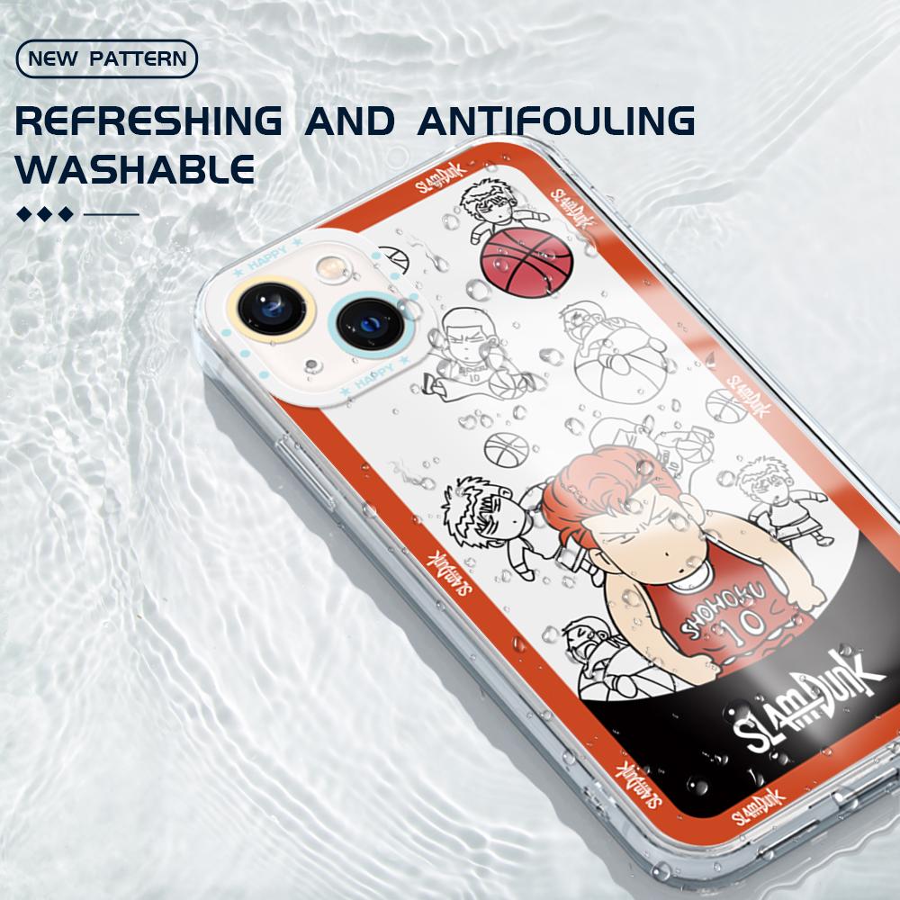 Nárazuvzdorný kreslený vzor měkké pouzdro na telefon Full Cover Camera Transparentní ochranné pouzdro pro Huawei Honor iPhone Samsung Xiaomi Redmi OPPO Realme Vivo