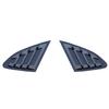 Side Window Louver Shutter Cover Carbon Fiber Abs For 16-20 Chevrolet Malibu Usa