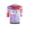 SYN Fahrradtrikot Herren Radsportanzug Set Kurzarm Schnelltrocknend Atmungsaktiv Outdoor Straßenradsport Trägerhose Sportshirt