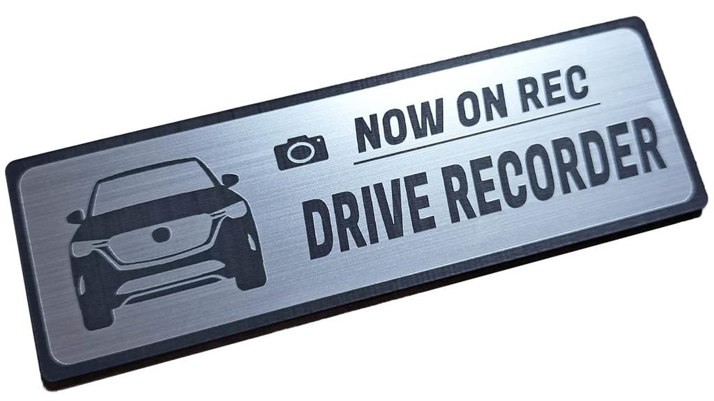 Honami Works Dash Cam Emblem Sticker for Vehicles Equipped with a Dash Cam CX-60