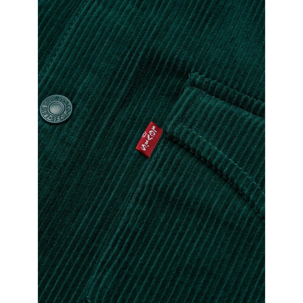 Levis Vintage Comfortable Simple Color Block Button Long Sleeve Shirt Men Shirts 004YY-0001