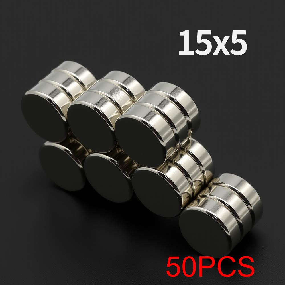 15x5mm Powerful Neodymium Magnet N35 NdfeB Permanent Magnetic imanes Round Super Strong Fridge Magnets DIY