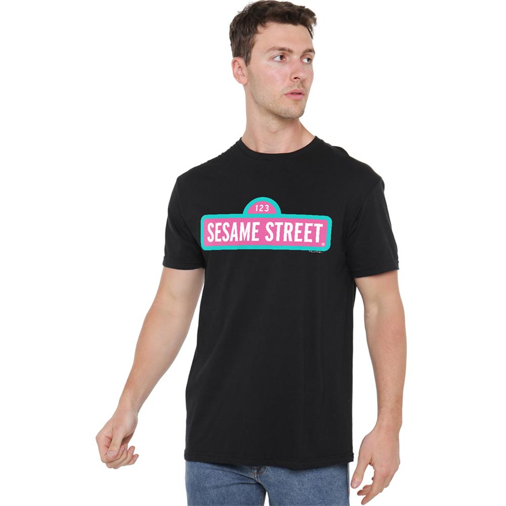 Sesame Street Unisex Adult Alt Logo T-Shirt