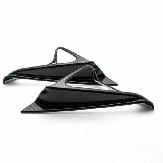 Fits Honda Accord 2018+ ABS Carbon Fiber Front Door Speaker A-Pillar Cover Trim