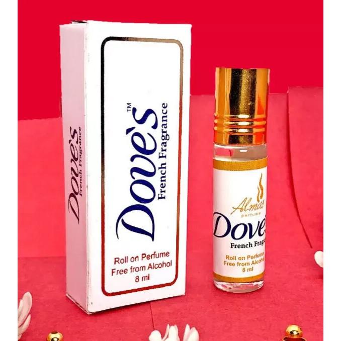 

RSINC ALMAS PERFUME WITH DOVE S 8ML FRENCH FRAGRANCE Non Alcohol JL165637390657