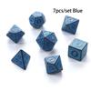 Playing Games Board Games Polyhedral Dices 7pcs Dice Set Game Dice Carved Pattern Dice Set