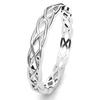 Huitan Cross Band Women Finger Rings High-quality  Color Metal Rings Daily Wear Modern Fashion Female Accessories Jewelry